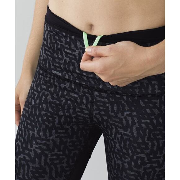 Lululemon Running In The City 7/8 Tight Full-On Luxtreme Heathered Net Pop 6 - Picture 3 of 15